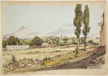 Volcans Popocatépetl et Iztaccíhuatl, Puebla, Mexique
