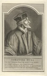 Portrait de John Hus, c. 1710
