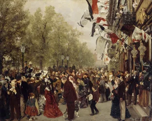 Départ du roi Guillaume Ier pour l