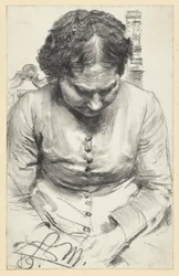Femme coiffée d