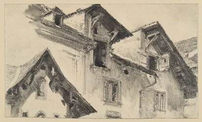 pignons des maisons