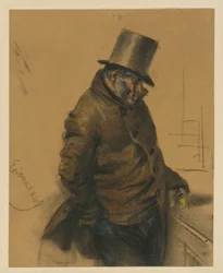 Un homme juif coiffé d
