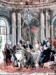 Réunion au manoir, 1849
