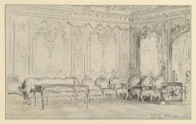 Chambre à coucher et bureau au château de Potsdam