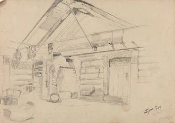 Intérieur paysan, Teigen