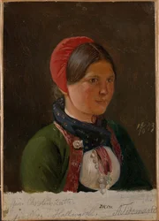 Jeune fille de Hallingdal