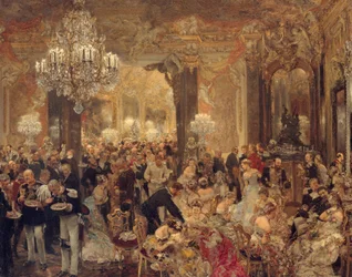 Le dîner au bal, 1878