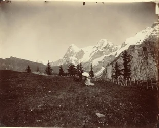 Paysage, Suisse, vers 1860