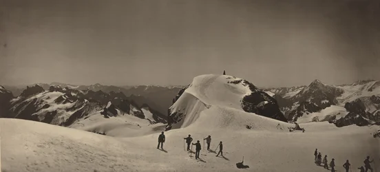 Sommet du Mont Titlis, Suisse, 1866 (photo)