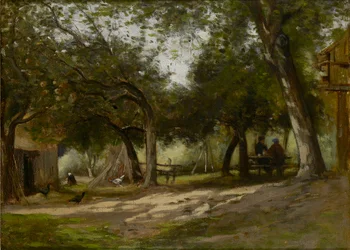 Paysage avec une ferme, 1830-1880