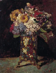Nature morte de bouquet de fleurs