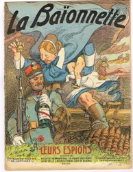 Couverture de « La Baïonnette », Satirique en couleurs