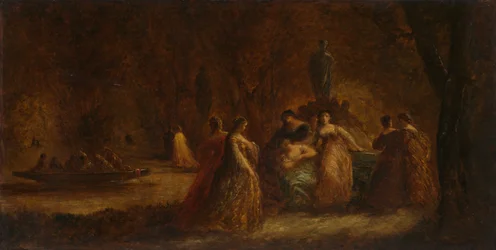 Une fête en forêt, c. 1853-1857 ou c. 1862