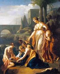 Moïse sauvé des eaux, par Adriaen van der Werff