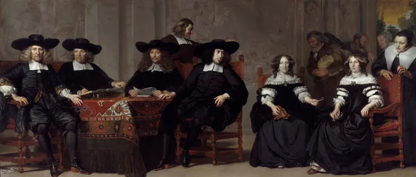 Les régents de la maison des vieux hommes et des femmes à Amsterdam