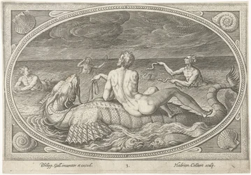 Acis sur un poisson (Dieux de la mer)