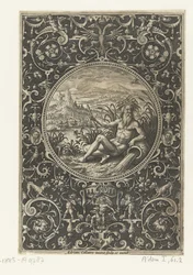 Médaillon avec un dieu de la rivière