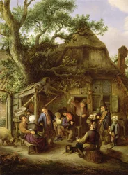 Paysans Heureux, 1648 (détail)