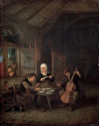 Musiciens ruraux, 1645