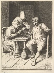 Couple chantant et violon, 1610-85