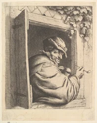 Fumeur à la fenêtre, 1610-85