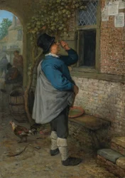 Un homme qui lit les nouvelles (Vue)