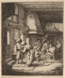 Paysans réglant sa dette