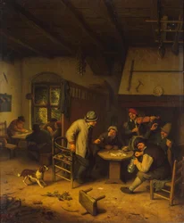 Paysans dans une taverne