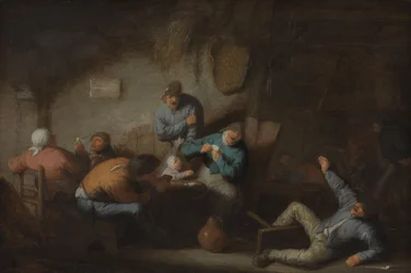 Scène de taverne