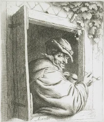 Le fumeur à la fenêtre