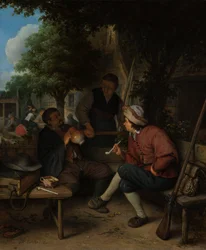Voyageurs au repos