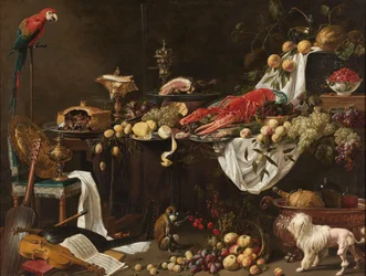 Nature morte de banquet, nature morte d