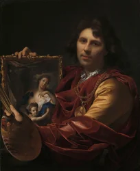 Autoportrait avec le portrait de sa femme Margaretha van Rees et leur fille Maria