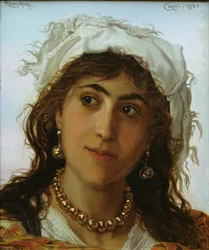 Une fille de Capri, 1880