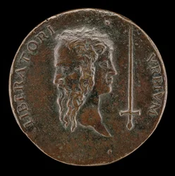 Tête janiforme [revers], 1495-1496