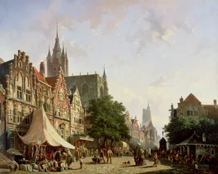 Scène de rue hollandaise