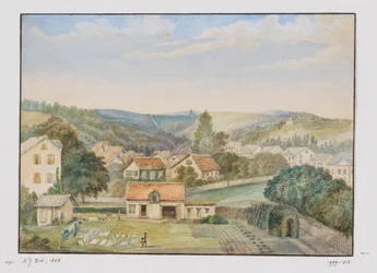 Vue de Soden-am-Taunus, Allemagne