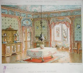 Salle à Manger Moderne, vers 1905