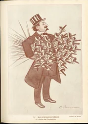 Fantasio, ca. 1912 - Illustration de A Barrere (1874-1931): Escrime - Rouzier Dorcieres