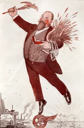 Portrait du poète et politicien Maurice Couyba (1866-1931) (Maurice Boukay) - Dessin d