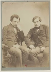 Les frères Goncourt, vers 1855