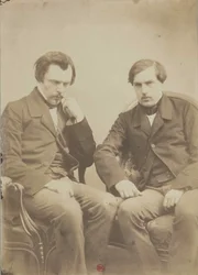 Les frères Goncourt, vers 1855
