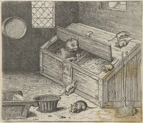 Fable du vieux chat et des souris