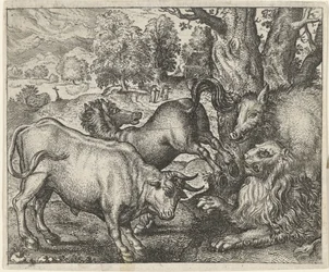 Fable du vieux lion