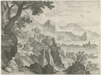 Paysage avec repos pendant la fuite en Égypte