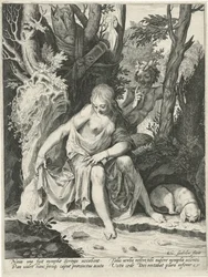 Pan espionne la nymphe Syrinx