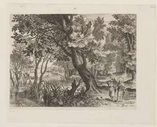 Riverscape avec La tentation du Christ