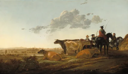 Paysage avec bergers, milieu des années 1650