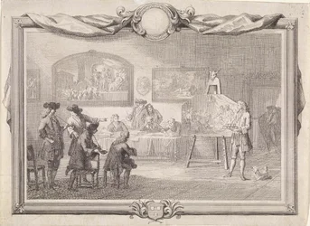 Guilde de Saint-Luc à Dordrecht, 1736