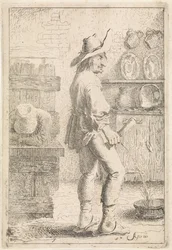 Un homme urinant